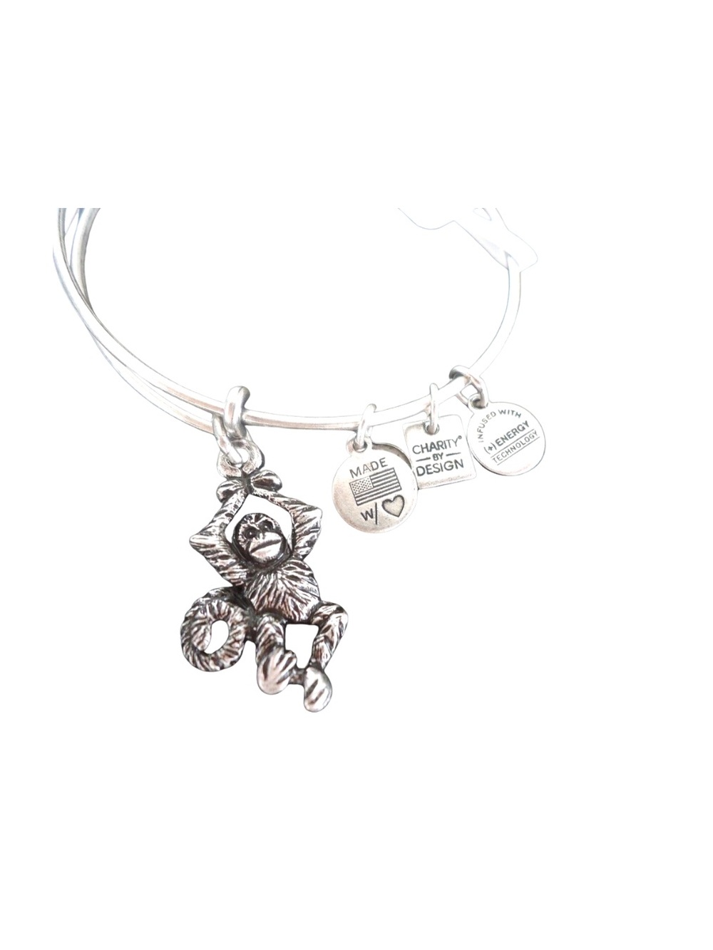 Alex and Ani Monkey Charm Bracelet - Sterling Silver